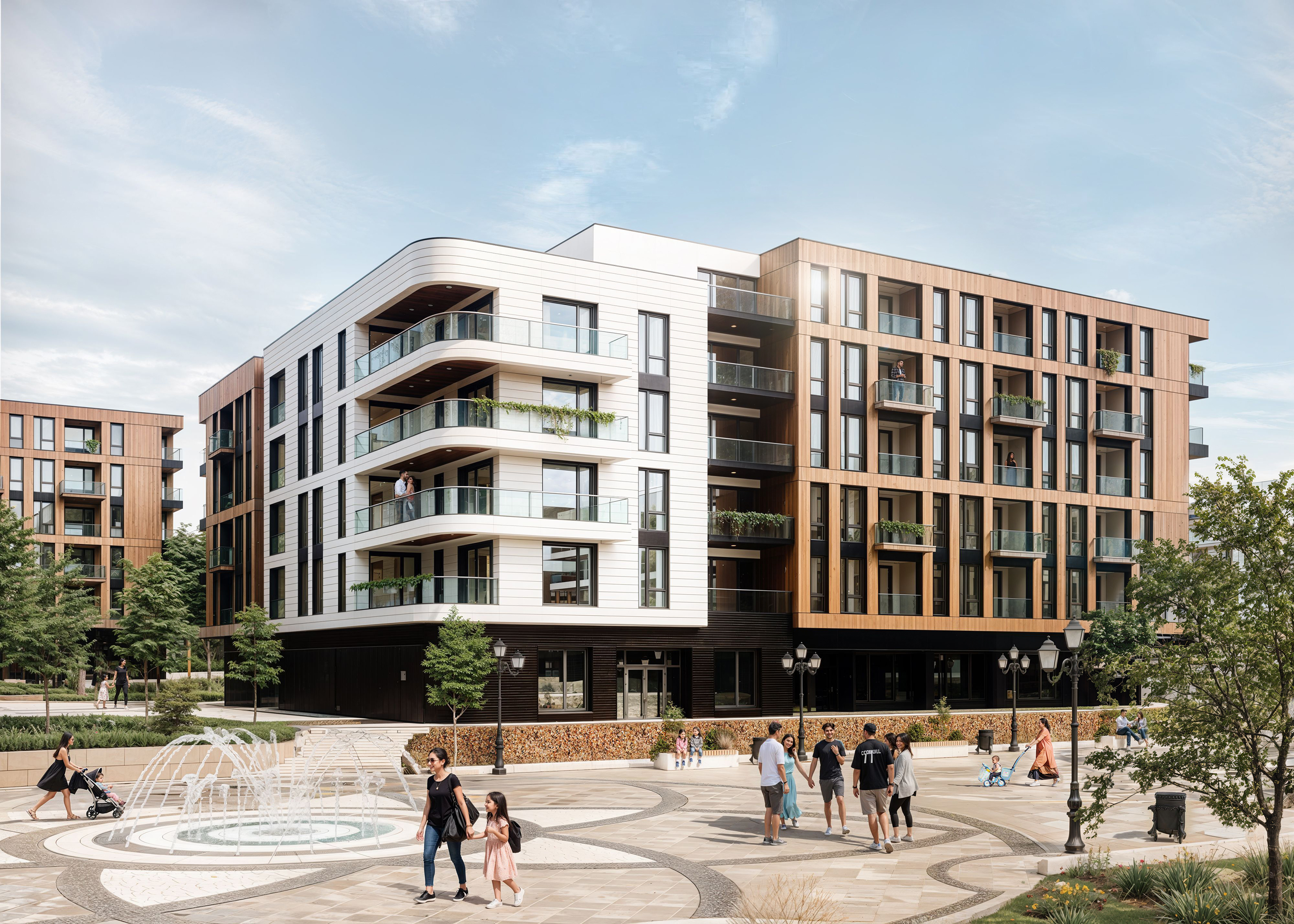 Modern Residential Complex
Low-Rise Residential Complexes